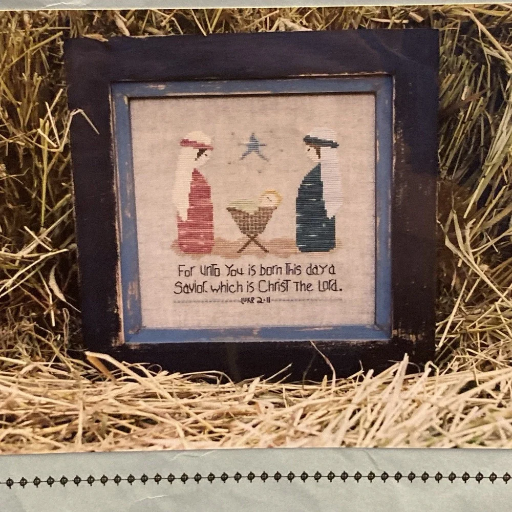 Cross Stitch Leaflet A Savior Is Born 4 My Boys‎ 2002 Counted Thread Christmas